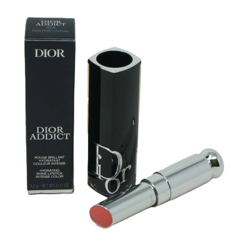 Dior Lippenstift Dior Addict Shine Lipstick Lippenstift Intense 324 Festive Coral 3,2g von Dior