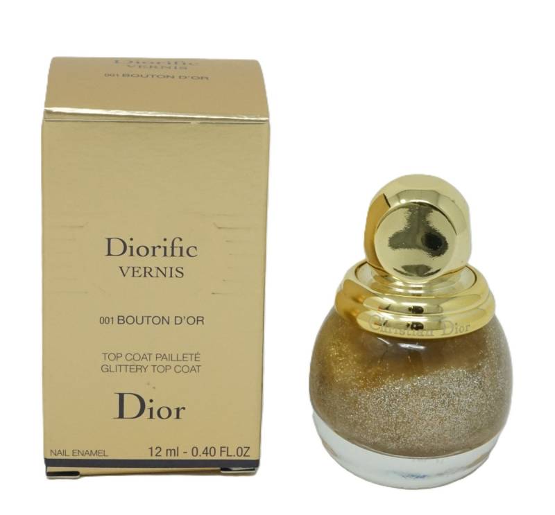 Dior Nagellack Dior Diorific Vernis Nagellack 12ml Top Coat 001 Bouton d'Or von Dior