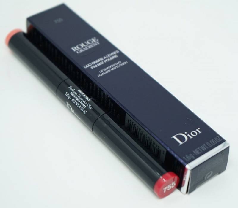 Dior Puder Dior Rouge Gradient Lip Shadow Duo Powder Matte Finish 755 Red von YOHJI YAMAMOTO