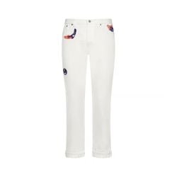 Dior Weiße Herren Jeans Mit Kenny Scharf Patches Aus Baumwolle von Dior