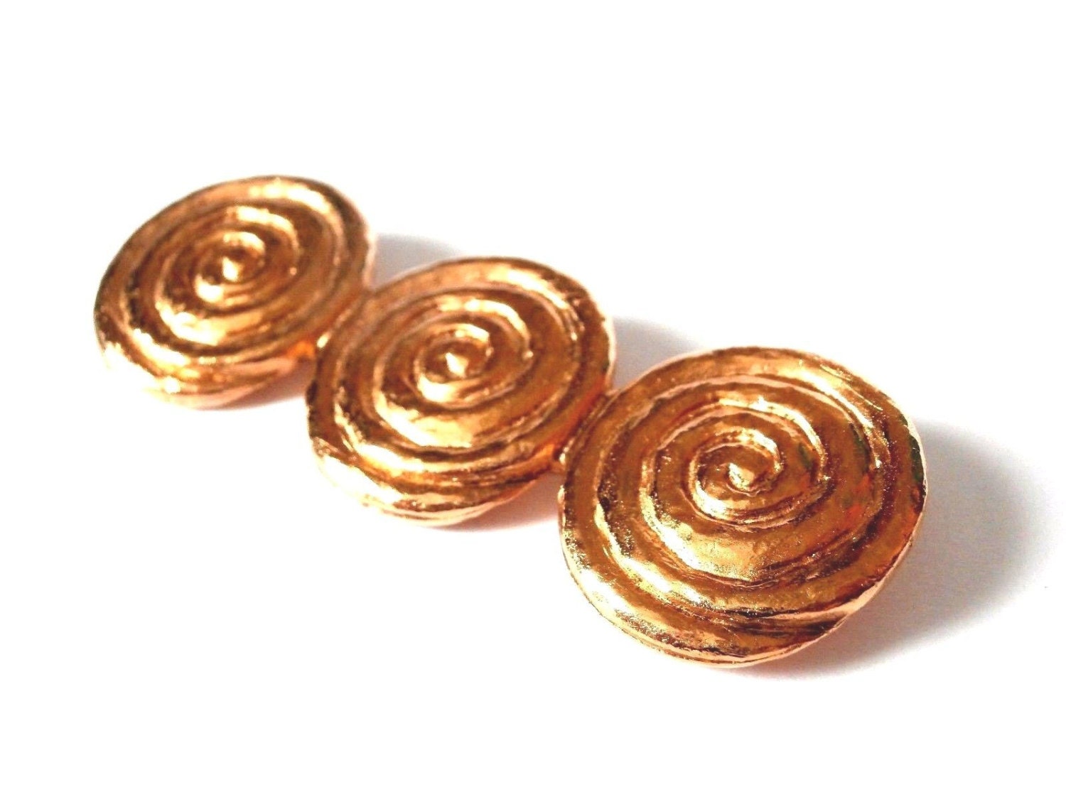 1980Er Jahre Rochas Signierte Triple Swirl Pin Brosche Nummer 140 Vergoldet von Dior4U
