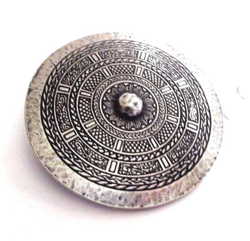 Christian Dior Aztec Pin-Brosche; Rotguss Made in Germany von Dior4U
