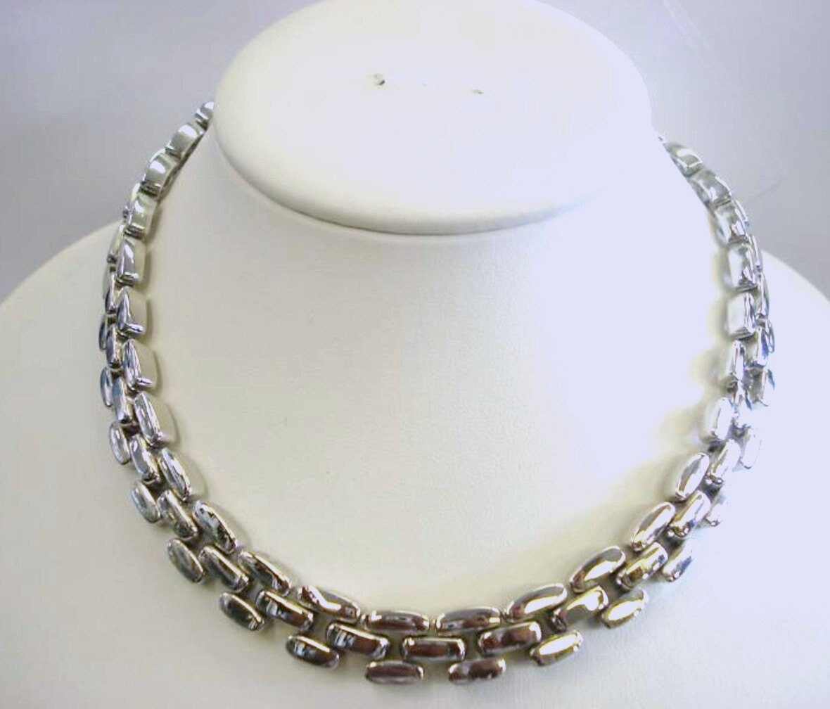 Christian Dior Halskette Mit Rhodinierter Kette von Dior4U