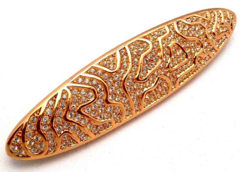 Christian Dior Kristallbrosche; Vergoldet Made in Den Usa von Dior4U