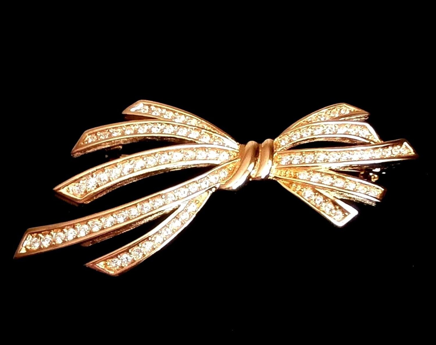 Christian Dior Kristallbrosche; Vergoldete Cluster Hergestellt in Den Usa von Dior4U