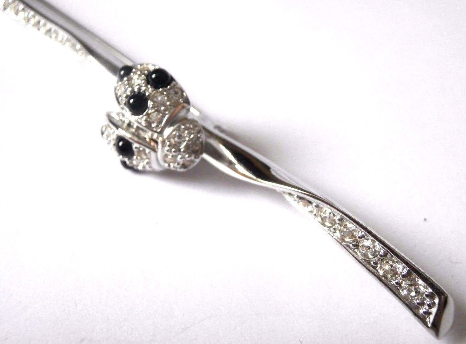 Christian Dior Signierte Pin Brosche Rhodium Plated Marienkäfer Auf Zweig Mit Kristallen Made in Usa von Dior4U