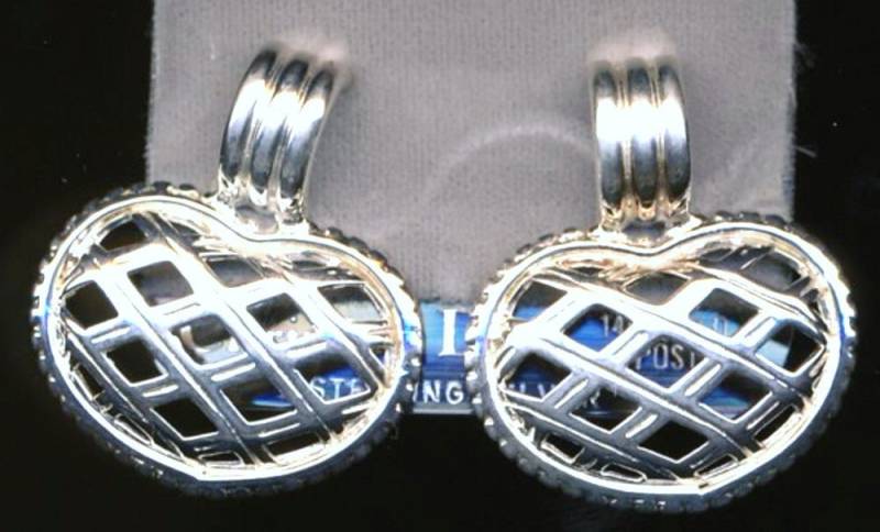 Christian Dior Sterling Silber Ohrringe; 14 Kt Ohrmuttern Made in Italy von Dior4U