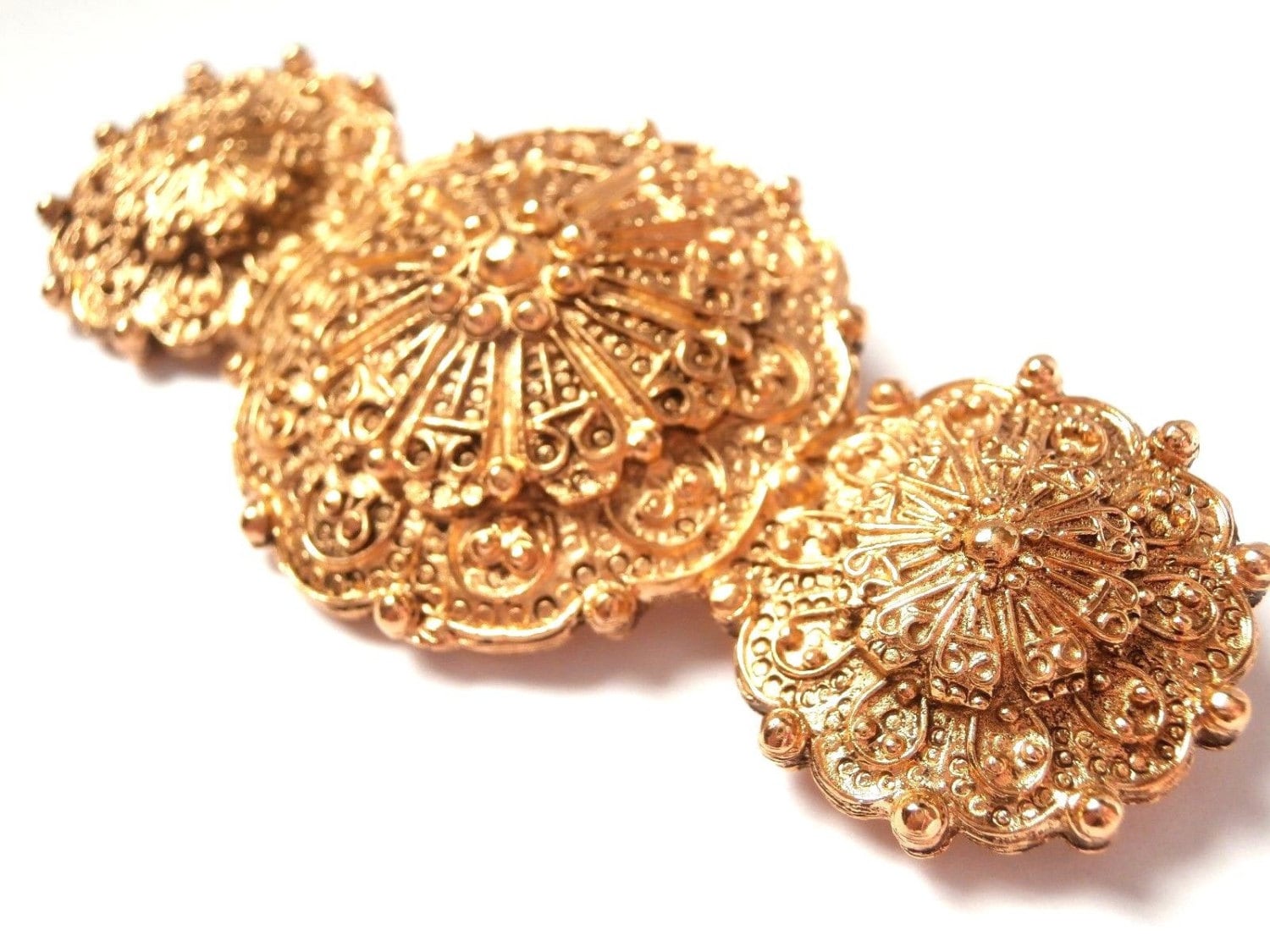 Gontie Paris Signierte Anstecknadel Brosche 1066 Vergoldet von Dior4U