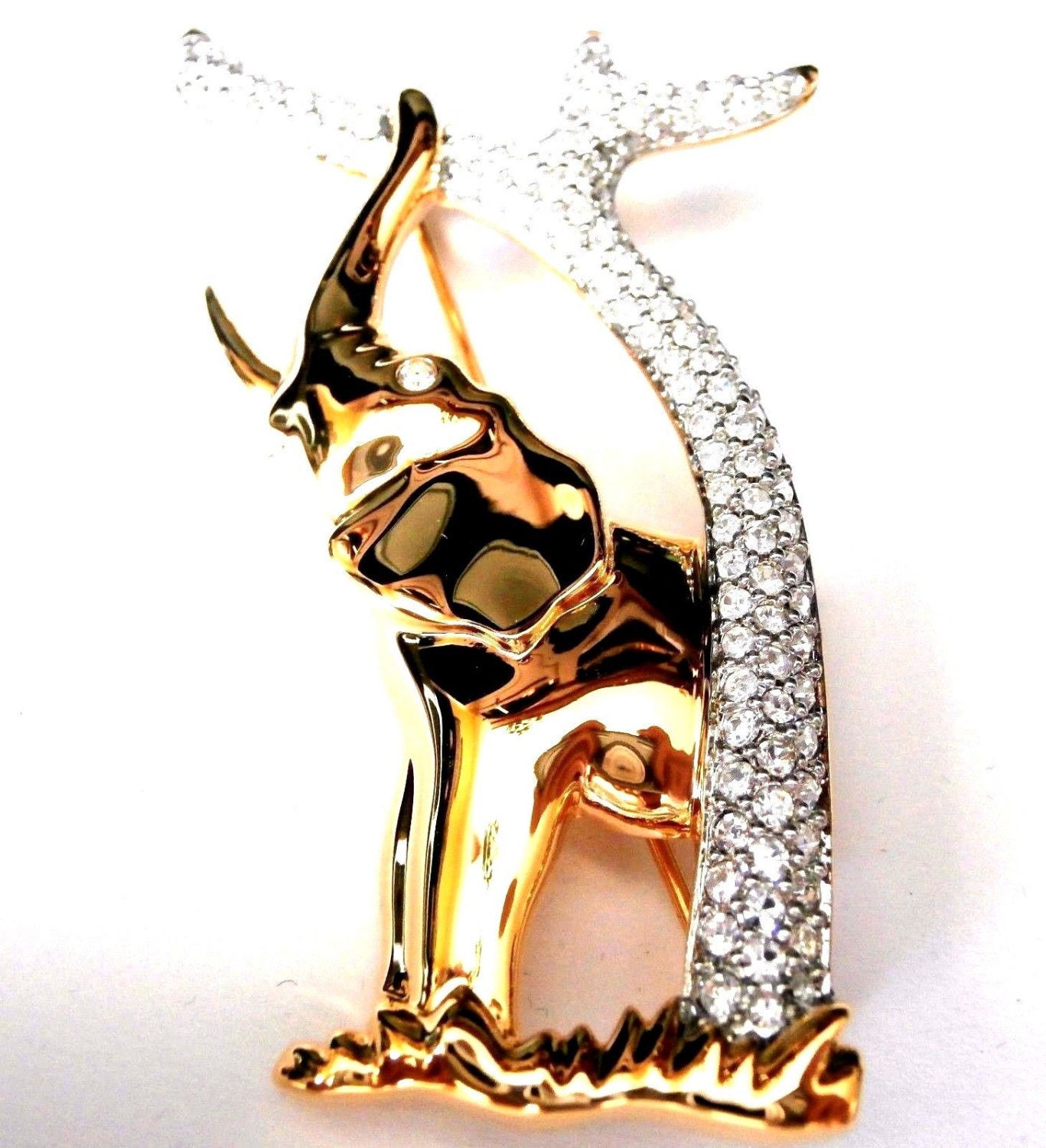 Signierte Swarovski Pin Brosche Scs 1995 Mitgliedsland Elephant von Dior4U