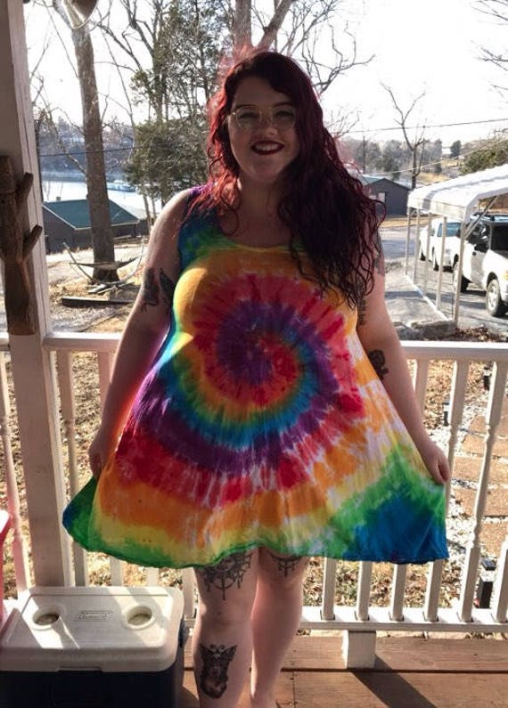 Tank Hi Lo Kleid Erwachsene Tie Dye Custom Xs-2X | Sie Wählen Farben Und Batikstil Tank Hi Lo Kleid Erwachsene Tie Dye Custom Xs-2X | Sie Wählen Farben Und Batikstil von DippyHippieTieDyes