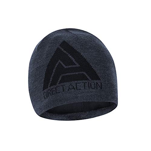 Direct Action Winter Beanie Mütze - Merinowolle - Shadow Grey von Direct Action
