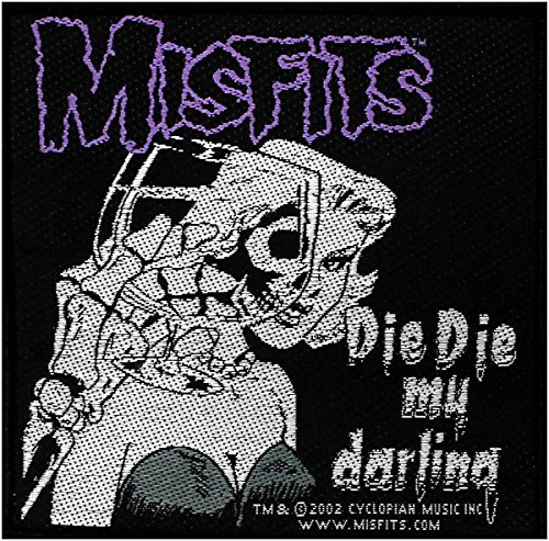 MISFITS Aufnäher DIE DIE MY DARLING Patch gewebt 10 x 10 cm MISFITS Aufnäher DIE DIE MY DARLING Patch gewebt 10 x 10 cm von Xamic