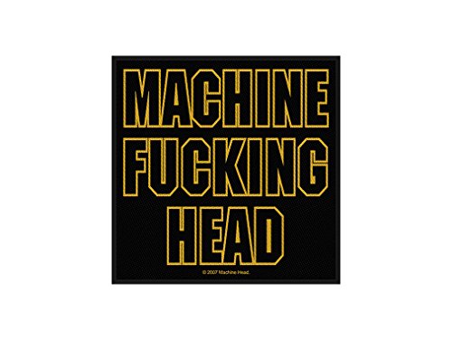 Machine Head Aufnäher - Machine Fucking Head - Machine Head Patch - Gewebt & Lizenziert !! von Direkt lieferbar - innerhalb von 48 Stunden wird von uns versendet. Directly available