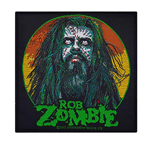ROB ZOMBIE Aufnäher ZOMBIE FACE Patch 10 x 9,5 cm Hard Rock Heavy Metal von Razamataz