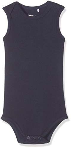 Dirkje Unisex-Baby Body Sleeveless Undershirt, Bleu (Navy), 62-68 von DIRKJE