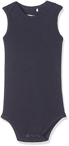 Dirkje Unisex-Baby Body Sleeveless Undershirt, Bleu (Navy), 74-80 von DIRKJE