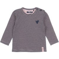 Dirkje Langarmshirt navy light pink von Dirkje