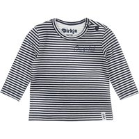 Dirkje Langarmshirt off white navy gestreift von Dirkje