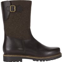 Dirndl+bua Maronibrater-Stiefel mit Filz-Besatz und Lammfell-Futter in 9 von Dirndl+bua