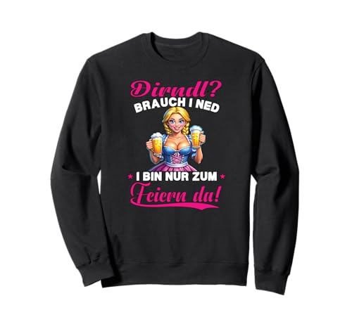 Damen Trachtendirndl für Oktoberfest Trachtenshirt Sweatshirt Damen Trachtendirndl für Oktoberfest Trachtenshirt Sweatshirt von Dirndl Ersatz Oktoberfest Damen Outfit Bluse