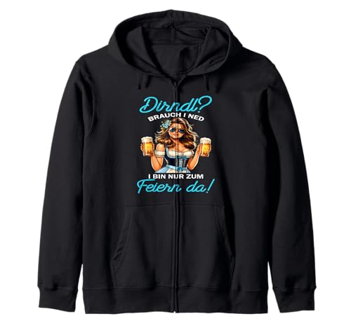 Damen Trachtendirndl für Oktoberfest lustiges Geschenk Kapuzenjacke Damen Trachtendirndl für Oktoberfest lustiges Geschenk Kapuzenjacke von Dirndl Ersatz Oktoberfest Damen Outfit Geschenk