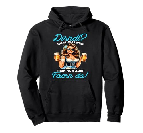 Damen Trachtendirndl für Oktoberfest lustiges Geschenk Pullover Hoodie Damen Trachtendirndl für Oktoberfest lustiges Geschenk Pullover Hoodie von Dirndl Ersatz Oktoberfest Damen Outfit Geschenk