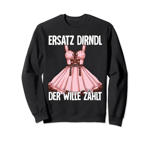 Ersatz Dirndl Sweatshirt von Dirndl Ersatz & Lederhosen Ersatz