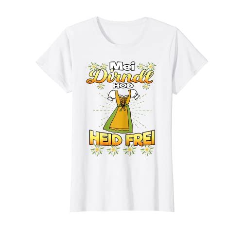 Damen Damen Trachtenoutfit - Mei Dirndl hod heid frei - Volksfest T-Shirt Damen Damen Trachtenoutfit - Mei Dirndl hod heid frei - Volksfest T-Shirt von Dirndl Tracht für Damen & Bierzelt Fest Designs