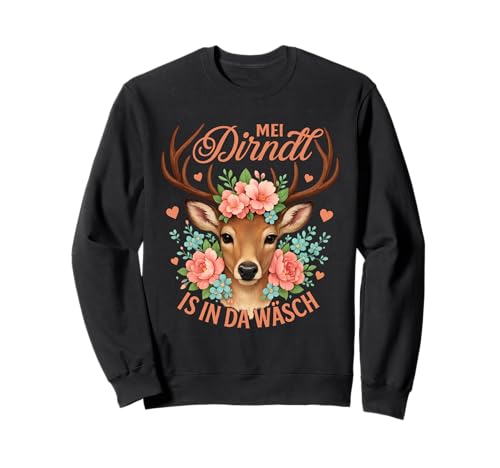 Oktoberfest Mein Dirndl ist in der Wäsche Sweatshirt Oktoberfest Mein Dirndl ist in der Wäsche Sweatshirt von Dirndl loop dirndl apron dirndl trend tee