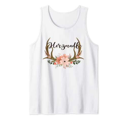 , Herzmadl - Dirndl Trachten Modus Kompatibel für Feste Tank Top von Dirndl & Trachten - Herzmadl Damen