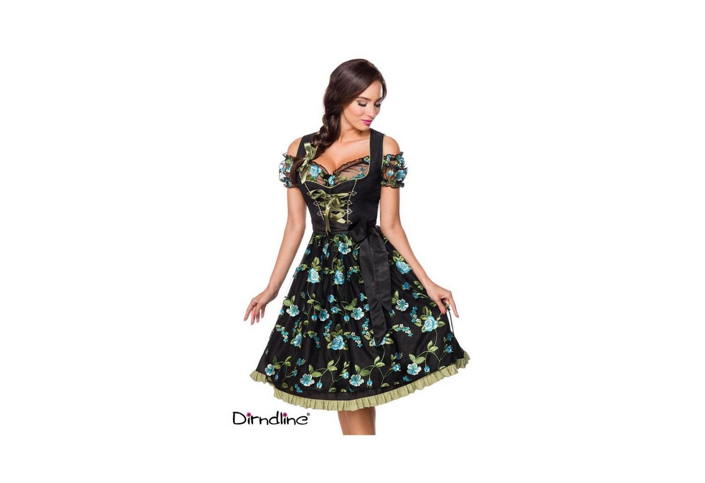 Dirndline Dirndl Dirndline - Dirndl inkl. Spitzenbluse - (2XL,3XL,L von Dirndline