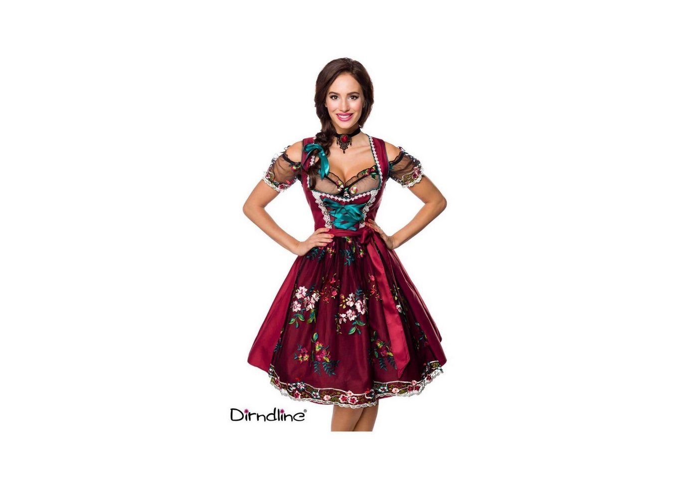 Dirndline Dirndl Dirndline - Dirndl inkl. Spitzenbluse - (2XL,3XL,L von Dirndline