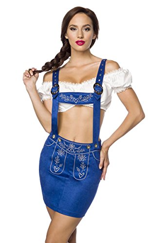 Dirndline Damen [Number] Hose, Blau, L von Dirndline