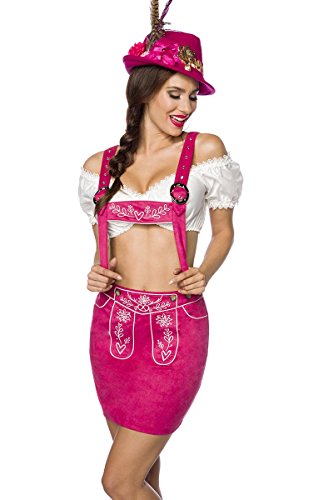 Dirndline Damen [Number] Hose, Rosa, M von Dirndline