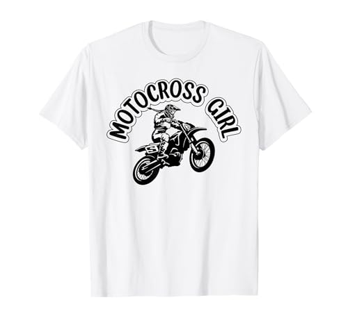 Dirtbike Mädchen Supercross Girl Enduro Offroad Motocross Mädchen T-Shirt von Dirt Bike Girl Motorcycle Motor Sports