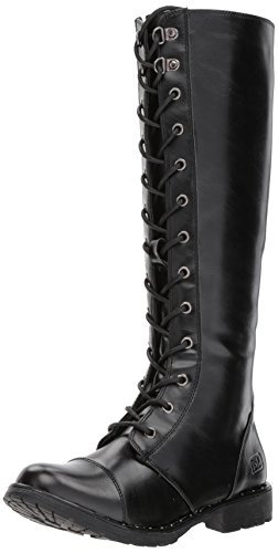 Dirty Laundry Damen Roset Springerstiefel, Schwarz glatt, 38 EU von Dirty Laundry