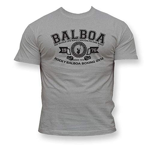 Dirty Ray Boxen Balboa Gym Herren Kurzarm T-Shirt K31 (L) von Dirty Ray