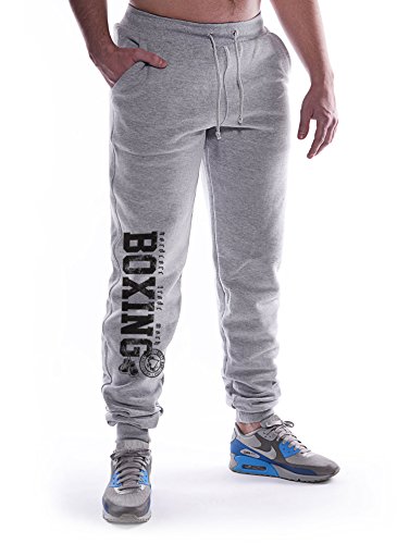 Dirty Ray Boxen Jogginghose Freizeithose mit elastischem Beinabschluss SDB1S (XL) von Dirty Ray