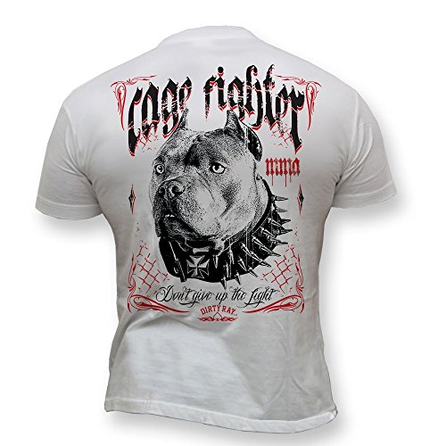 Dirty Ray Kampfsport Cage Fighter MMA Herren Men's T-Shirt DT1 (L) von Dirty Ray