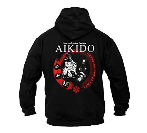 Dirty Ray Kampfsport Aikido Herren Kapuzenpullover BDT20 (XXL) von Dirty Ray