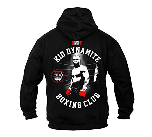 Dirty Ray Kampfsport Boxen Kid Dynamite Boxing Club Herren Kapuzenpullover B22 (L) von Dirty Ray