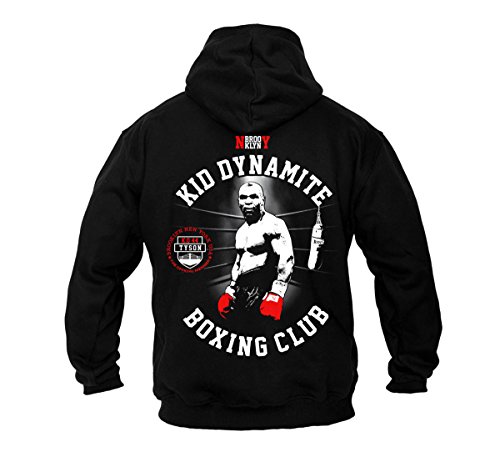 Dirty Ray Kampfsport Boxen Kid Dynamite Boxing Club Herren Kapuzenpullover B22 (M) von Dirty Ray