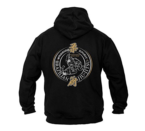 Dirty Ray Kampfsport Brazilian Jiu-Jitsu Herren Kapuzenpullover B33C (XXL) von Dirty Ray