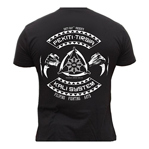 Dirty Ray Kampfsport Filipino Kali System Herren Kurzarm T-Shirt DT23 (M) von Dirty Ray