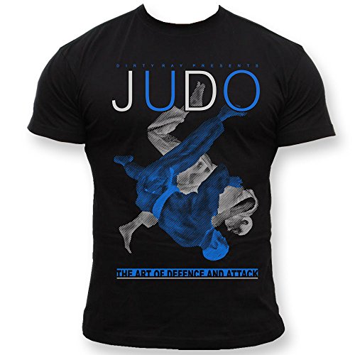 Dirty Ray Kampfsport Judo Herren Kurzarm T-Shirt K20C (XXXL) von Dirty Ray