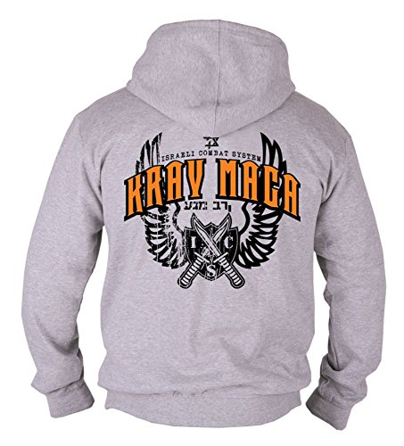 Dirty Ray Kampfsport Krav MAGA Herren Herren Kapuzenpullover B72 (L) von Dirty Ray