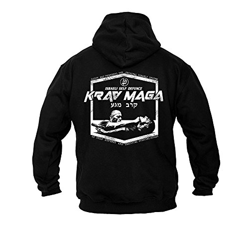 Dirty Ray Kampfsport Krav MAGA Israeli Self Defence Herren Kapuzenpullover BDT12 (M) von Dirty Ray