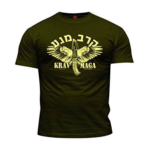 Dirty Ray Kampfsport Krav Maga Self Defence Herren Kurzarm T-Shirt K75 (L) von Dirty Ray