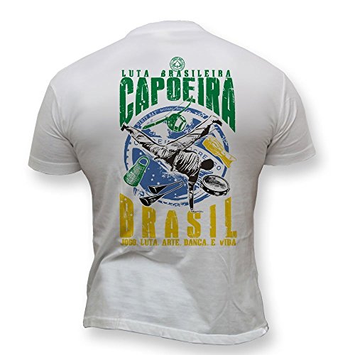 Dirty Ray Kampfsport MMA Capoeira Brazilian Kampf Herren Kurzarm T-Shirt K1 (M) von Dirty Ray