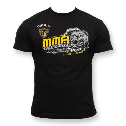 Dirty Ray Kampfsport MMA Extreme Cage Fighter Herren Kurzarm T-Shirt K57 (L) von Dirty Ray